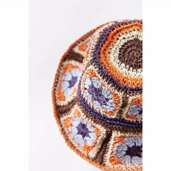 Zara Handmade Crochet Granny Square Bucket Hat main image 5